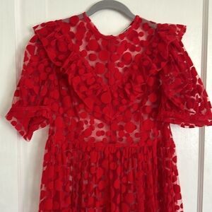 BATSHEVA red dot Mayes dress